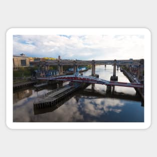 Bridges on the River Tyne Sticker